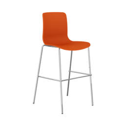 Acti Plastic Side Chairs - Bar Stool Base