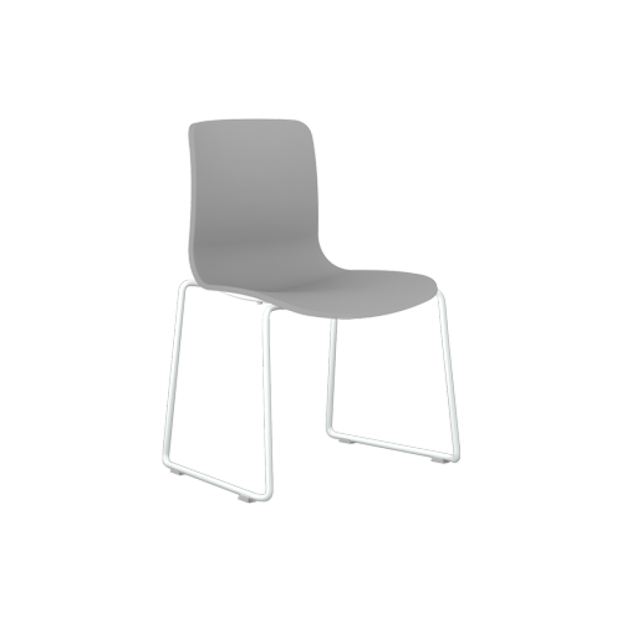 Acti Plastic Side Chairs - Sled Metal Base