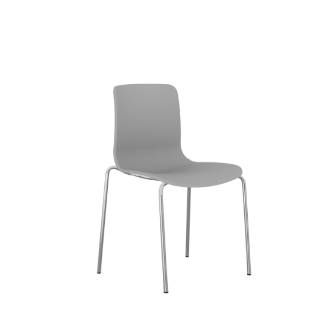 Acti Plastic Side Chairs - 4 Leg Metal Base