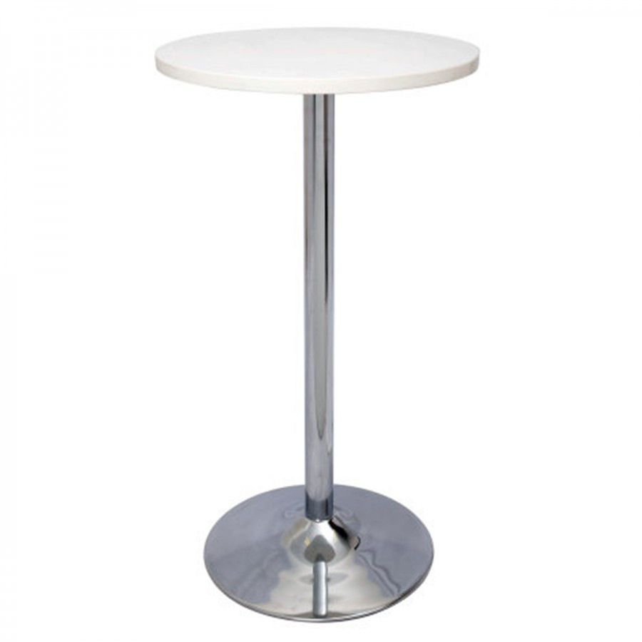 Chrome Base Dry Bar Round Table 1075MM X 600MM