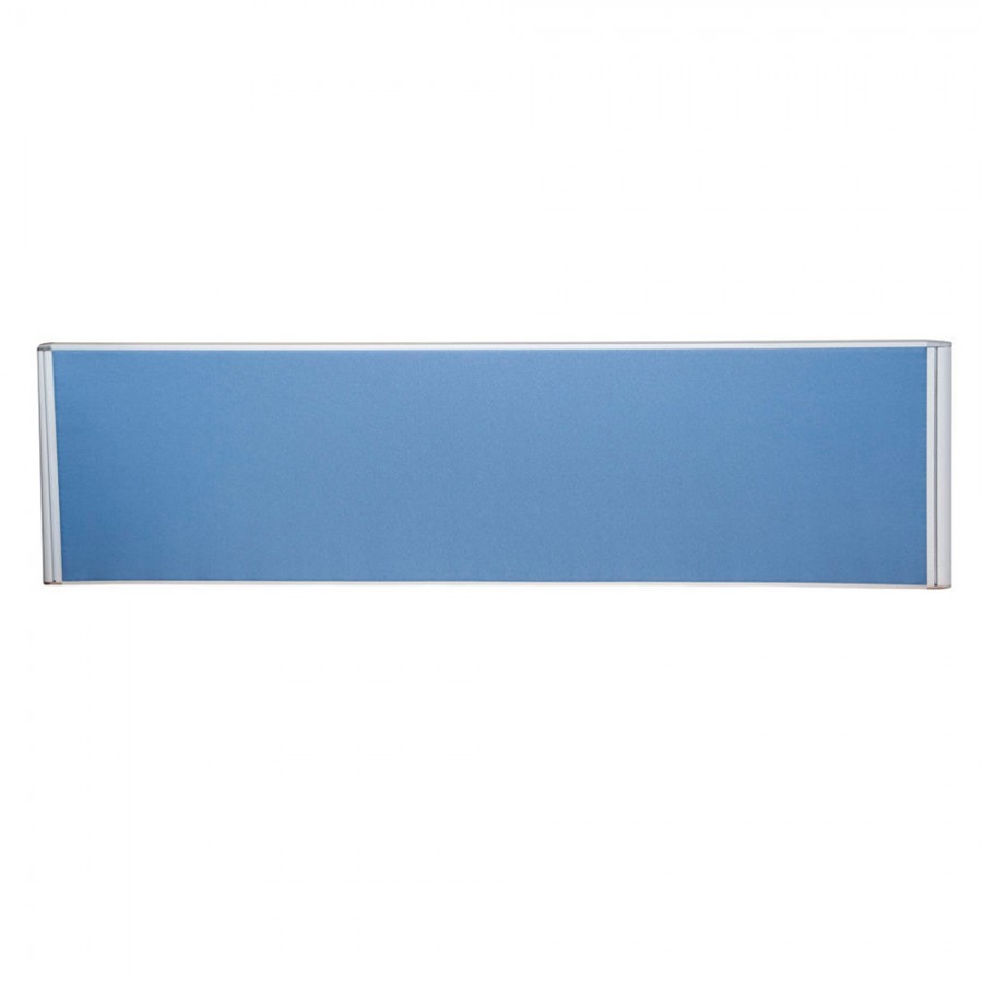 Mounted Flat Top Desk Screens - Grey