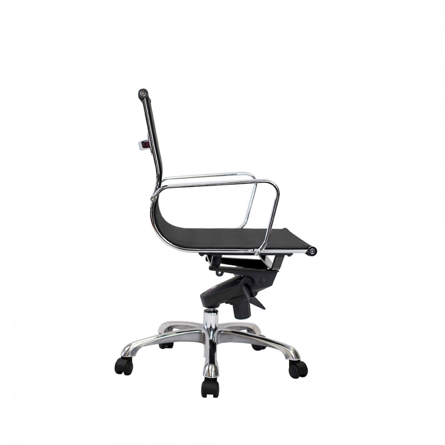 Eames Executive Mesh Medium Back Chair Black