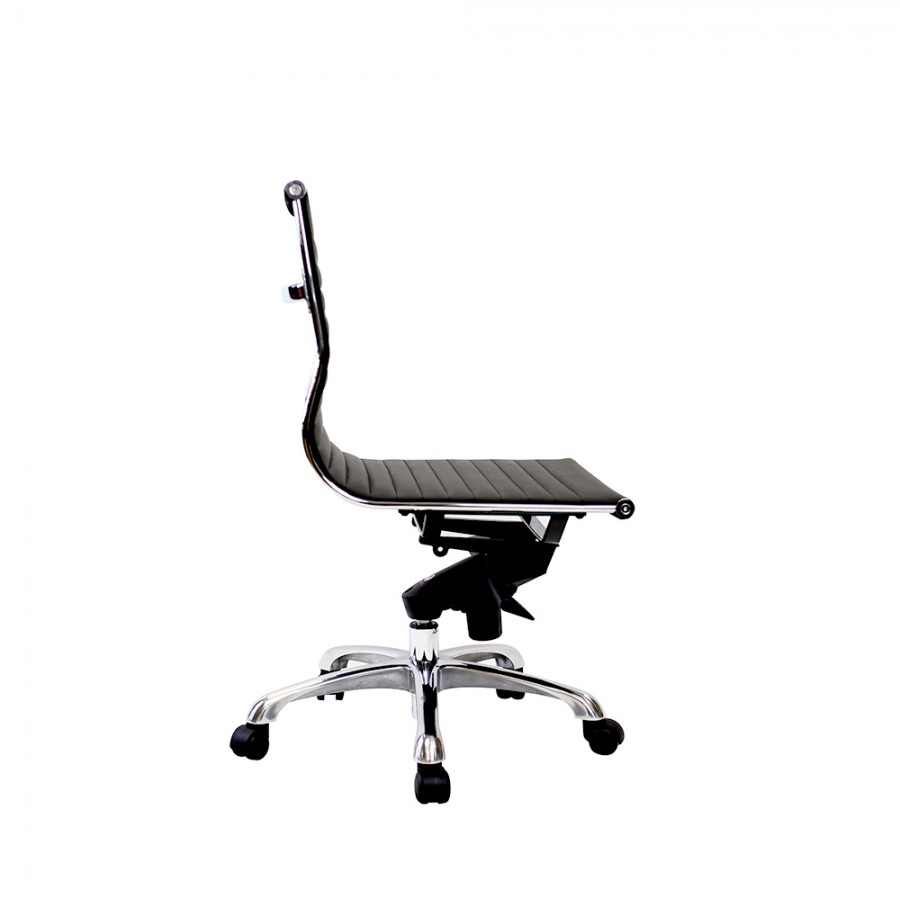 Eames Executive Medium Back Chair PU (No Arm)