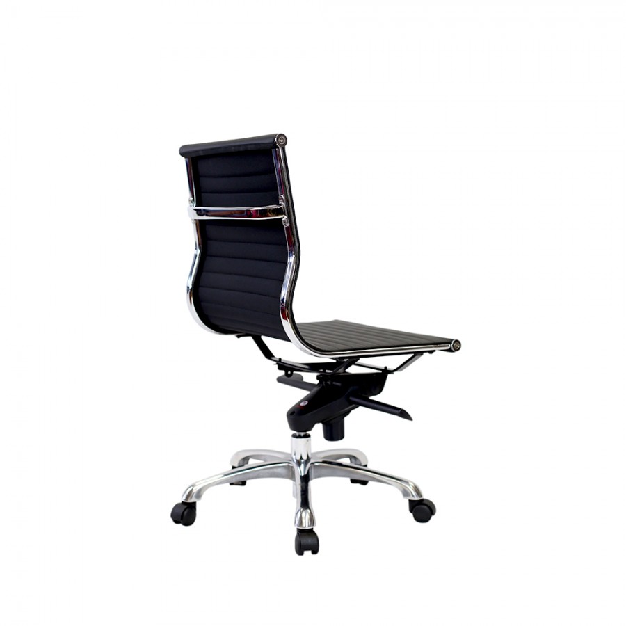 Eames Executive Medium Back Chair PU (No Arm)