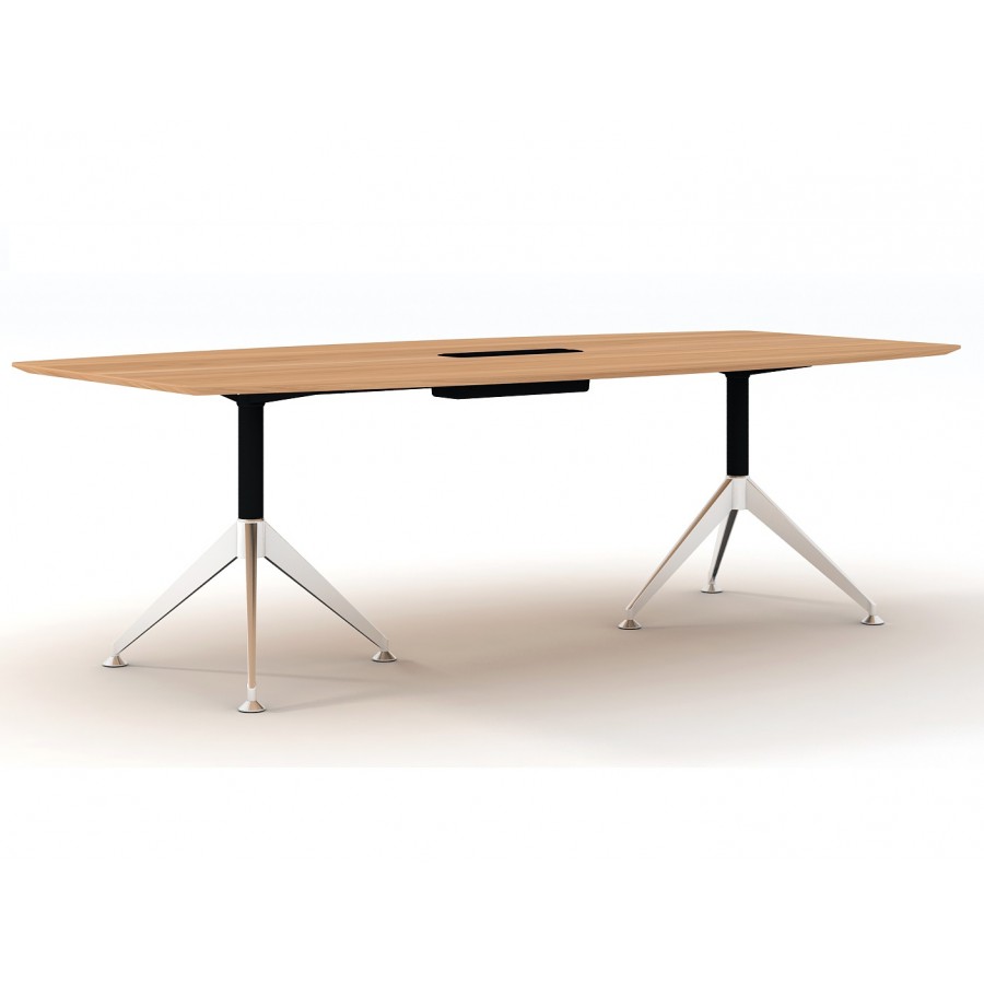 Potenza Boardroom Table Package with 8 Chairs