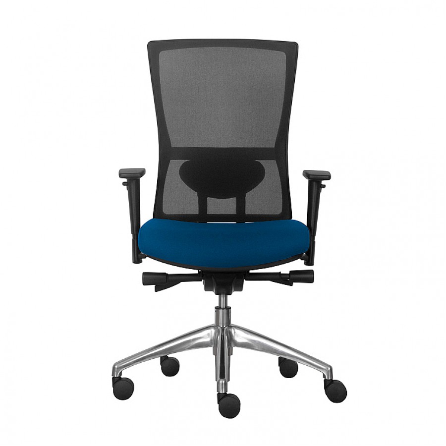 Koda 24/7 Ergonomic Mesh Back Chair Aluminium Base Multi Colour