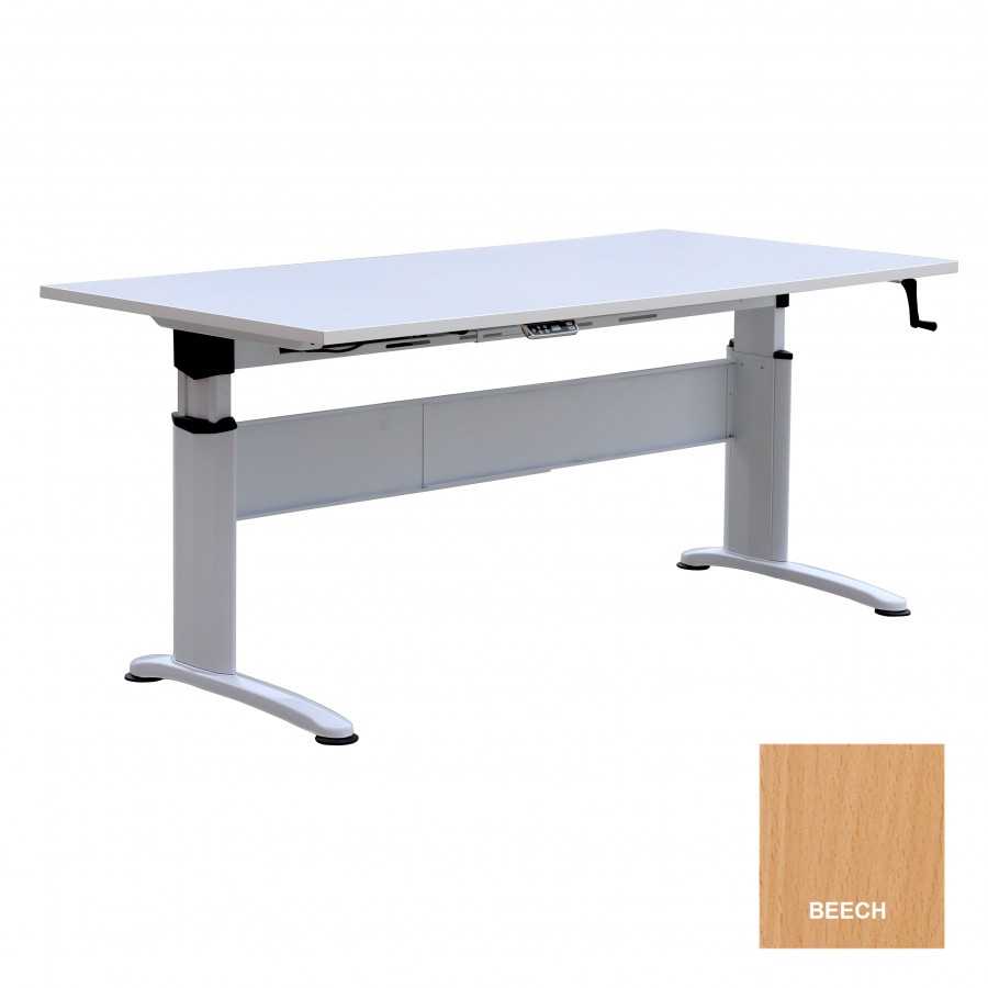 Electric Height Adjustable Metal Frame Desk