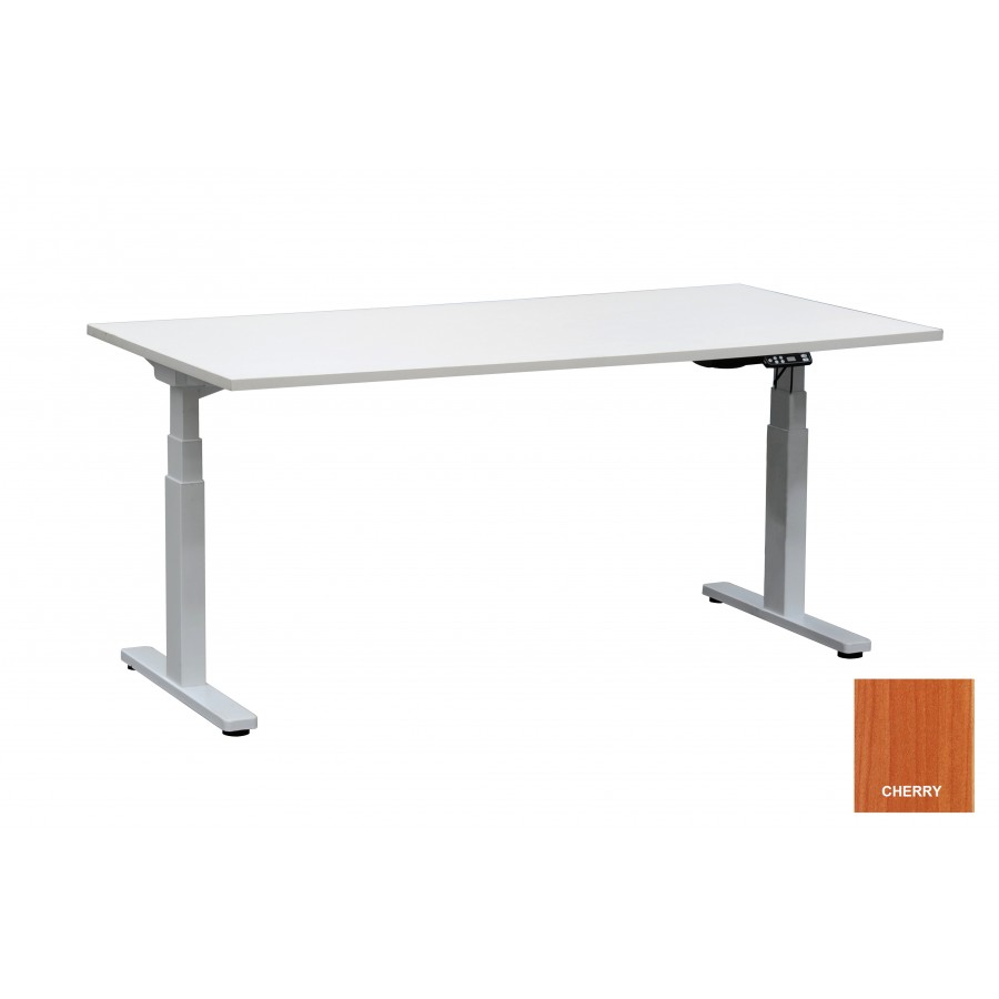 Electric Height Adjustable Metal Frame Desk - Single Motor