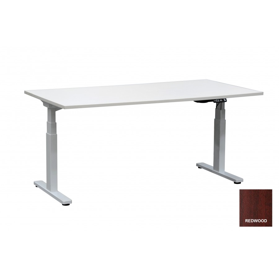 Electric Height Adjustable Metal Frame Desk - Single Motor