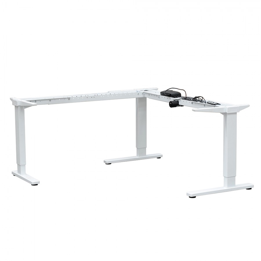 Frame Only - Auto adjustable workstation frame with three motors