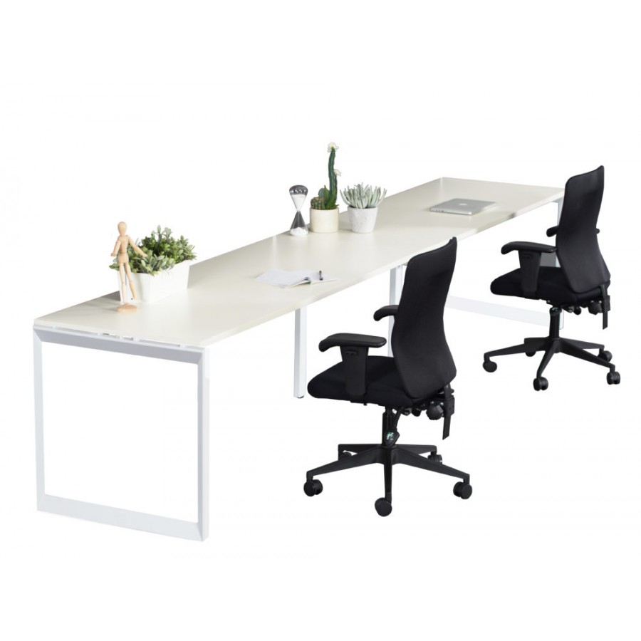 Single Sided No Screens Work Station With Loop Leg 1800x700