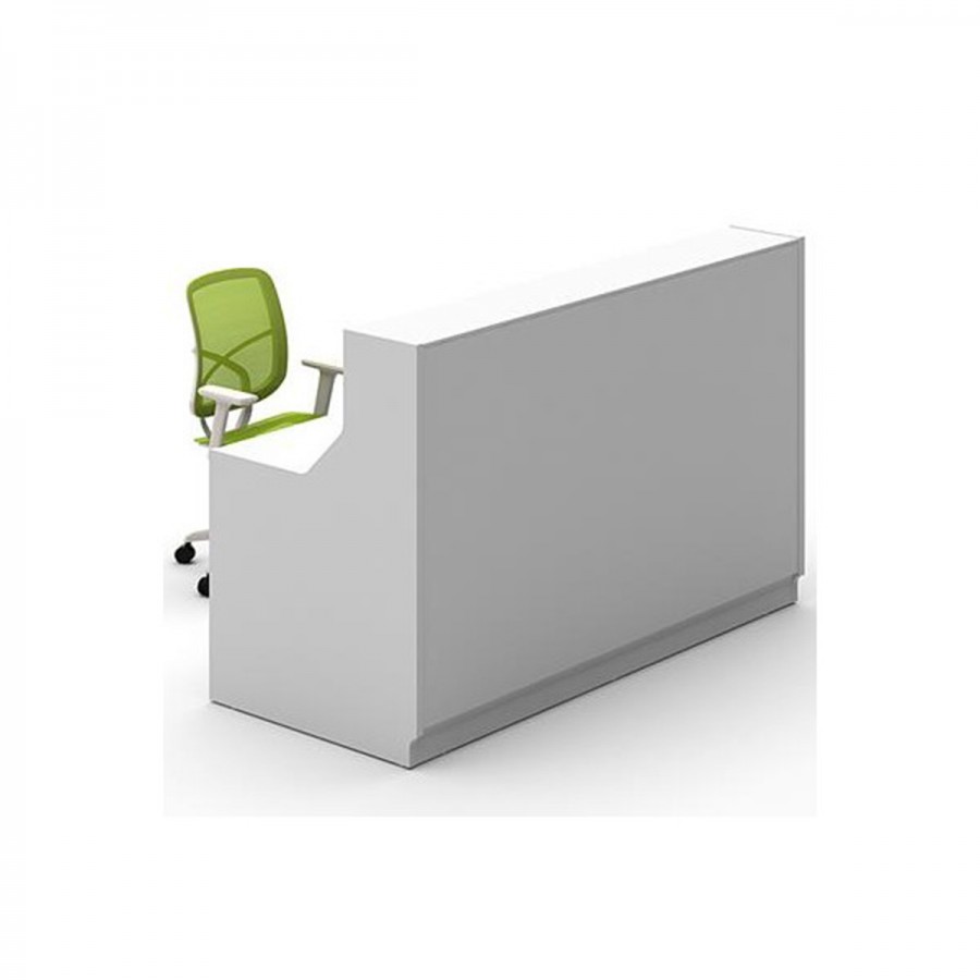 Roma Modern Office Reception Counter Grey 1800mm