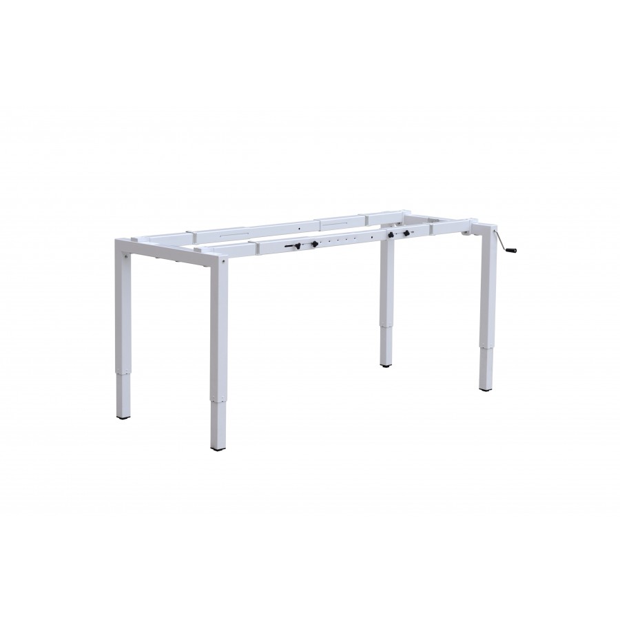 Frame Only - Manual Height Adjustable Desk Metal