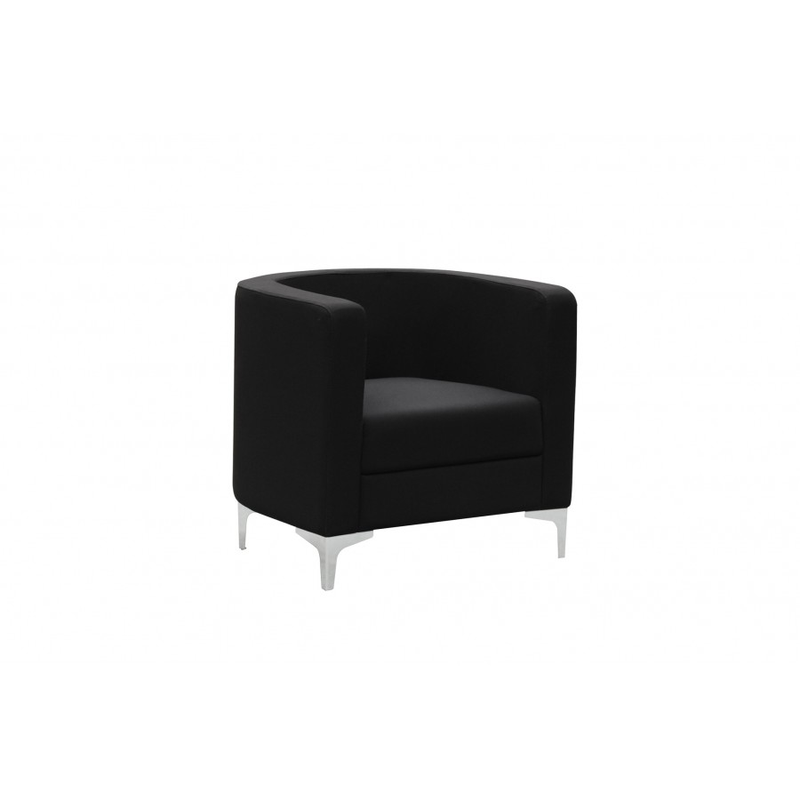 Miko Modern Lounge Tub Chair Single Seater Fabric& PU