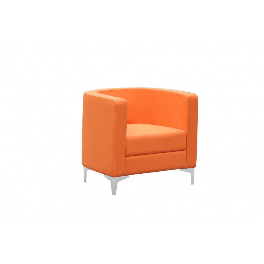 Miko Modern Lounge Tub Chair Single Seater Fabric& PU