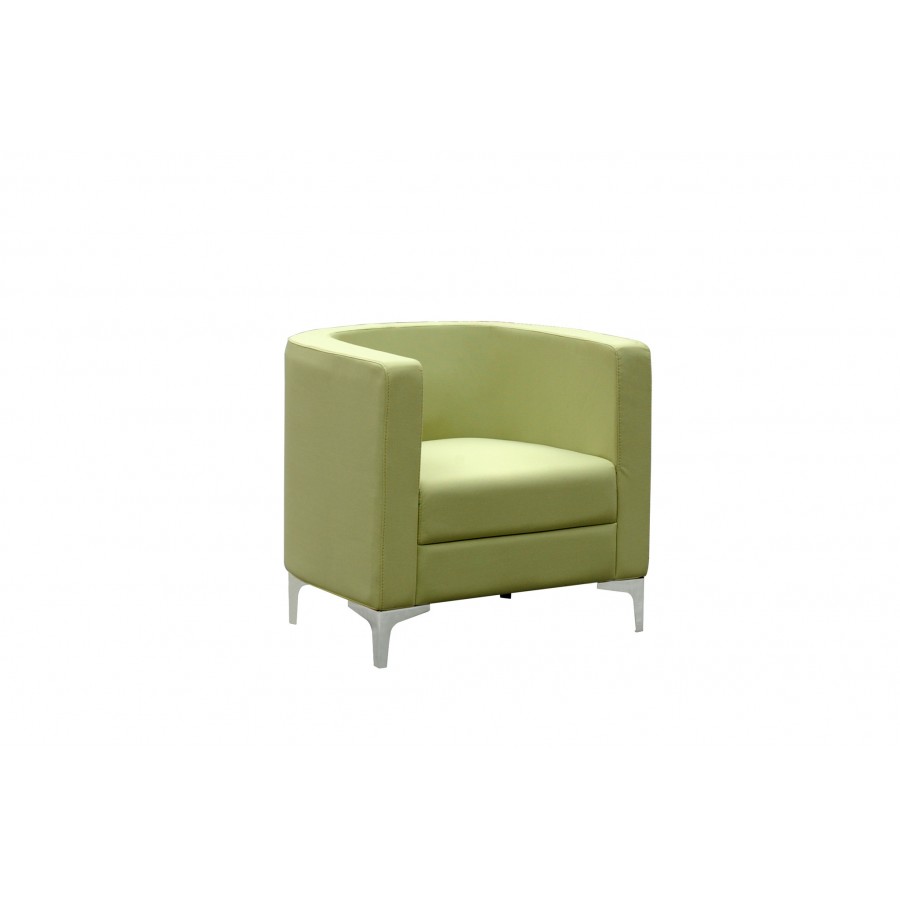 Miko Modern Lounge Tub Chair Single Seater Fabric& PU
