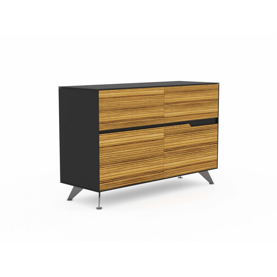 Novara Executive Cabinet with 4 Drawers W1244mm