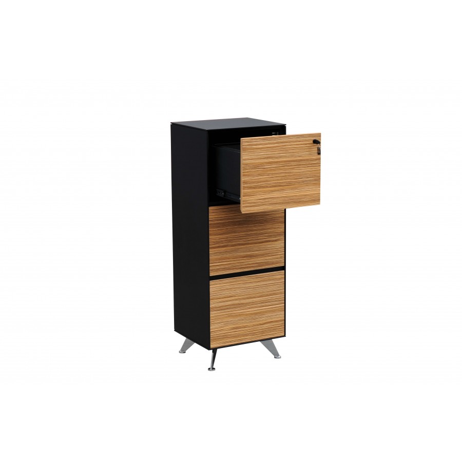 Novara Filing Cabinet with Three Drawers W485mm