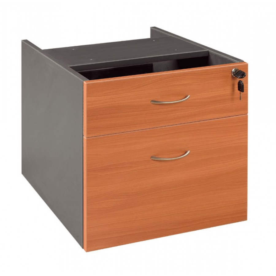 OM Fixed Desk Pedestal 1 Drawer + 1 File Multi Colour Option