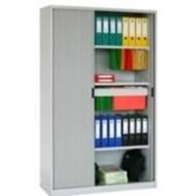 Tambour door cabinet