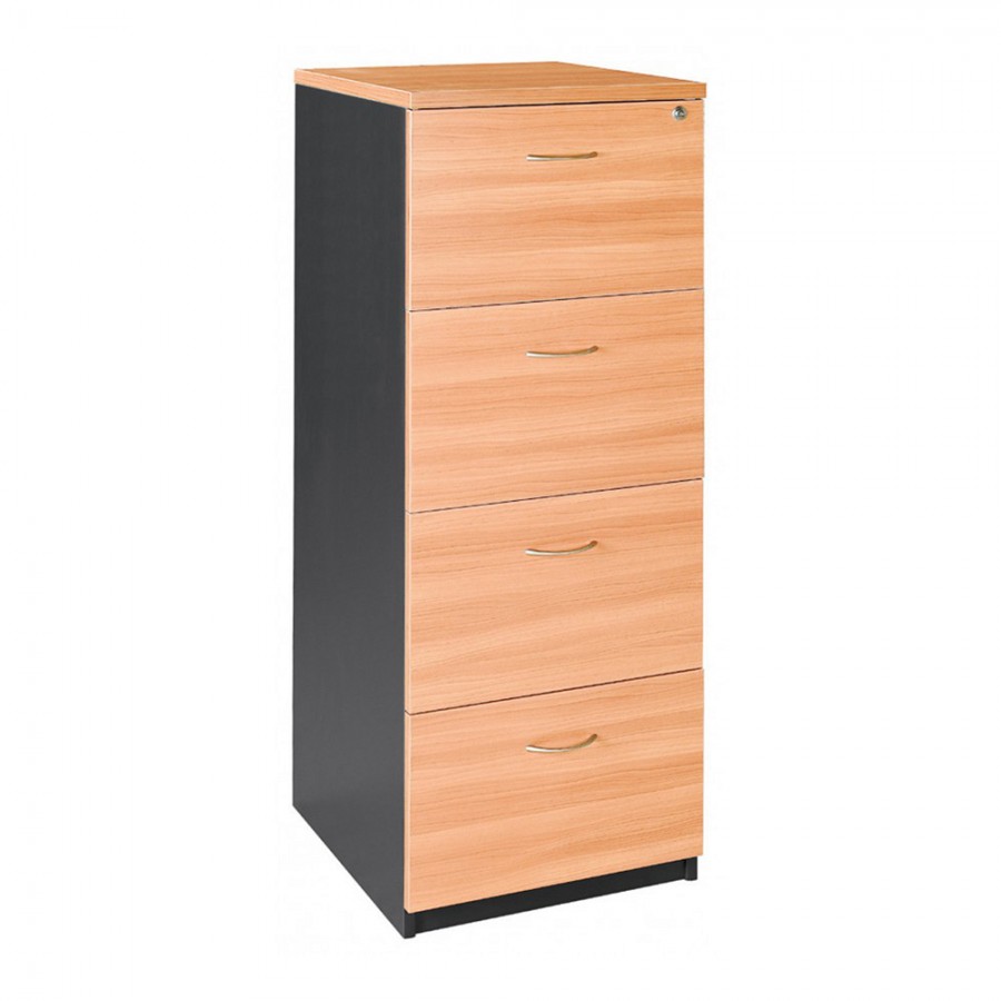 NEW Office Filling Cabinet With 2 Pencil Drawers + 2 Filing Drawers