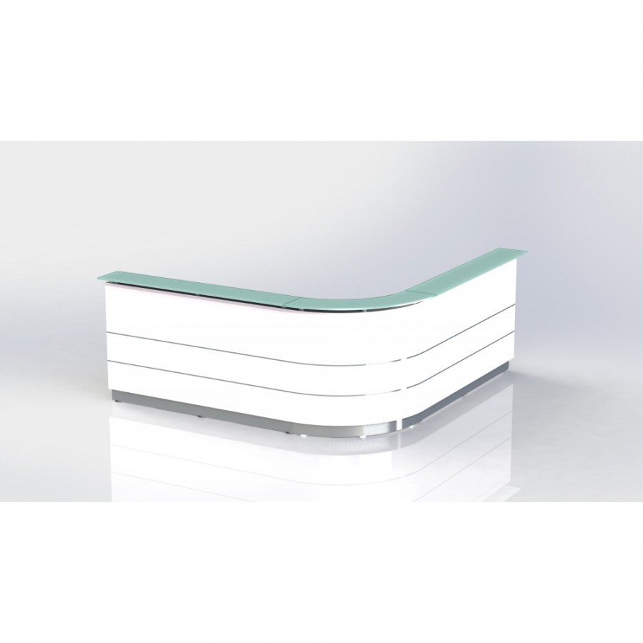 Polaris Reception Counter 90 DEGREE CORNER Deluxe RECEPTION  CODE: FEE