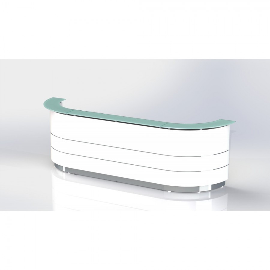 Polaris Reception Counter Curved Deluxe   W4320*D805*H1120 code: FAA