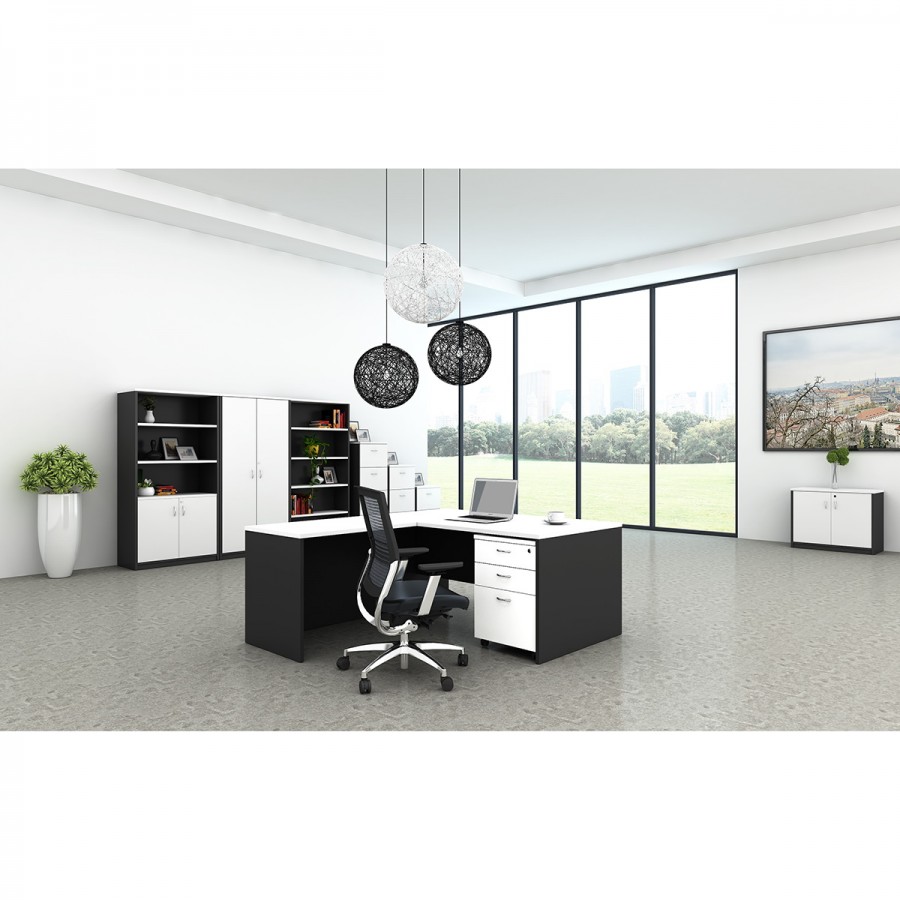 SUIT5 Office Desk + Chiar + Cabinet $3999-$4500