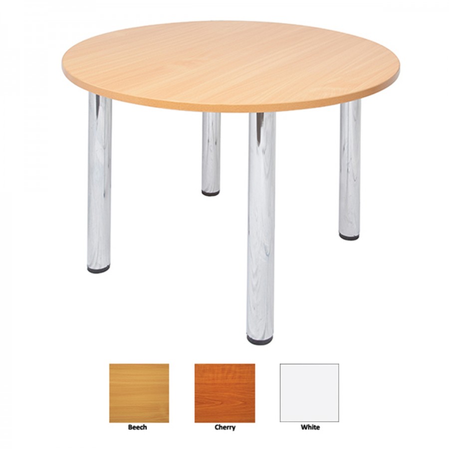 Chrome Leg Round Table