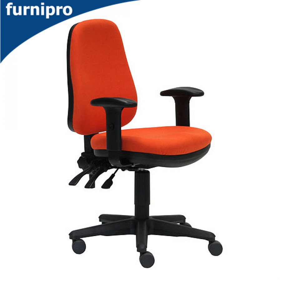 ErgoSelect Scoop Premium Ergonomic Chair with Arms Multi Colour