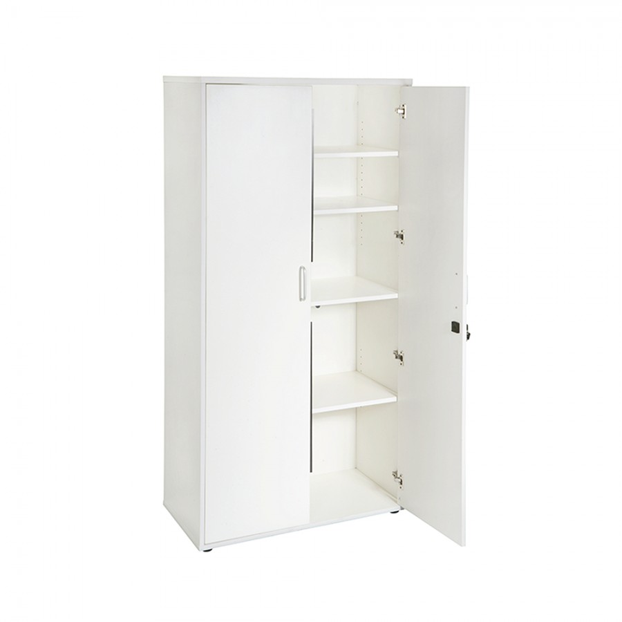 Stationery Cupboard 4 Shelves Lockable 1800mm