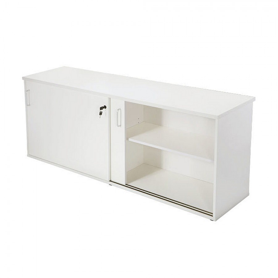 Lockable Sliding Door Credenza W1800 / W 1200