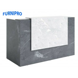 Sorrento Reception Counter Marble / Charcoal colour  1800mm