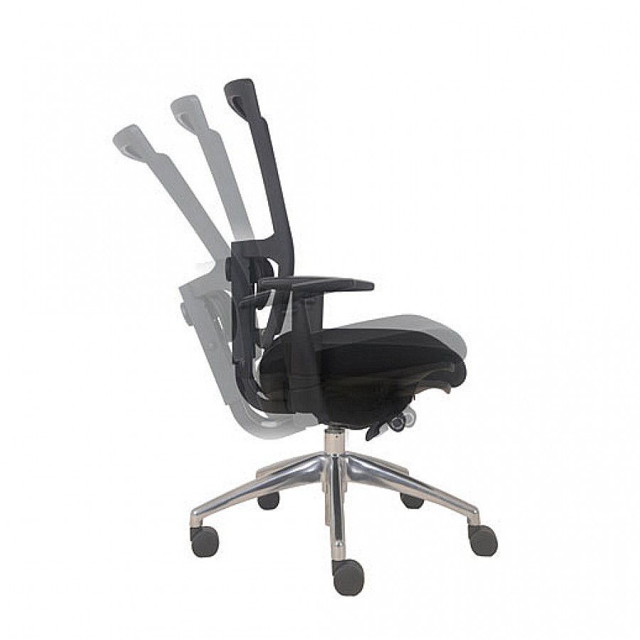 Koda 24/7 Ergonomic Mesh Back Chair Aluminium Base Multi Colour
