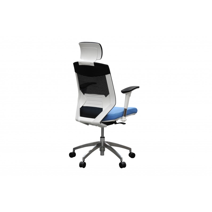 Vogue Executive Mesh Chair - White Frame