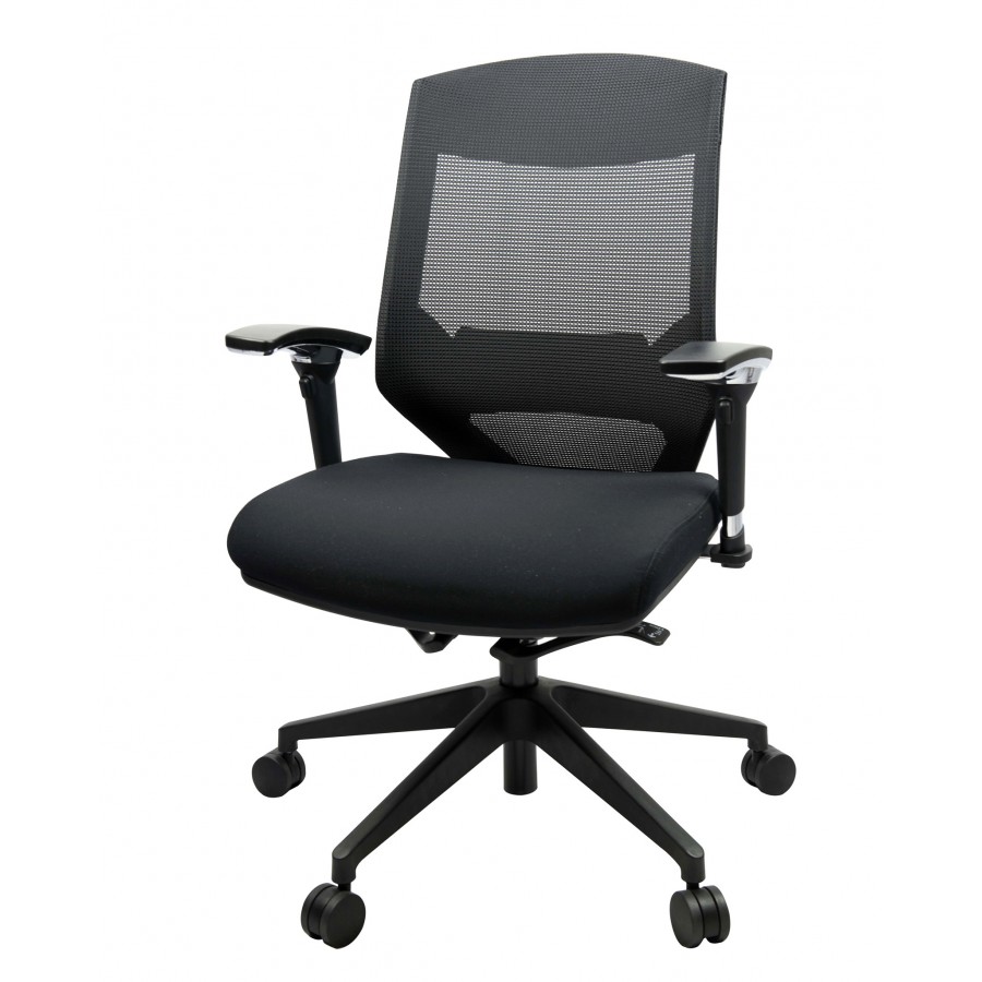 New Vogue Medium Back Computer Chair Ergonomic Back Support & Tension Control Multi Colour