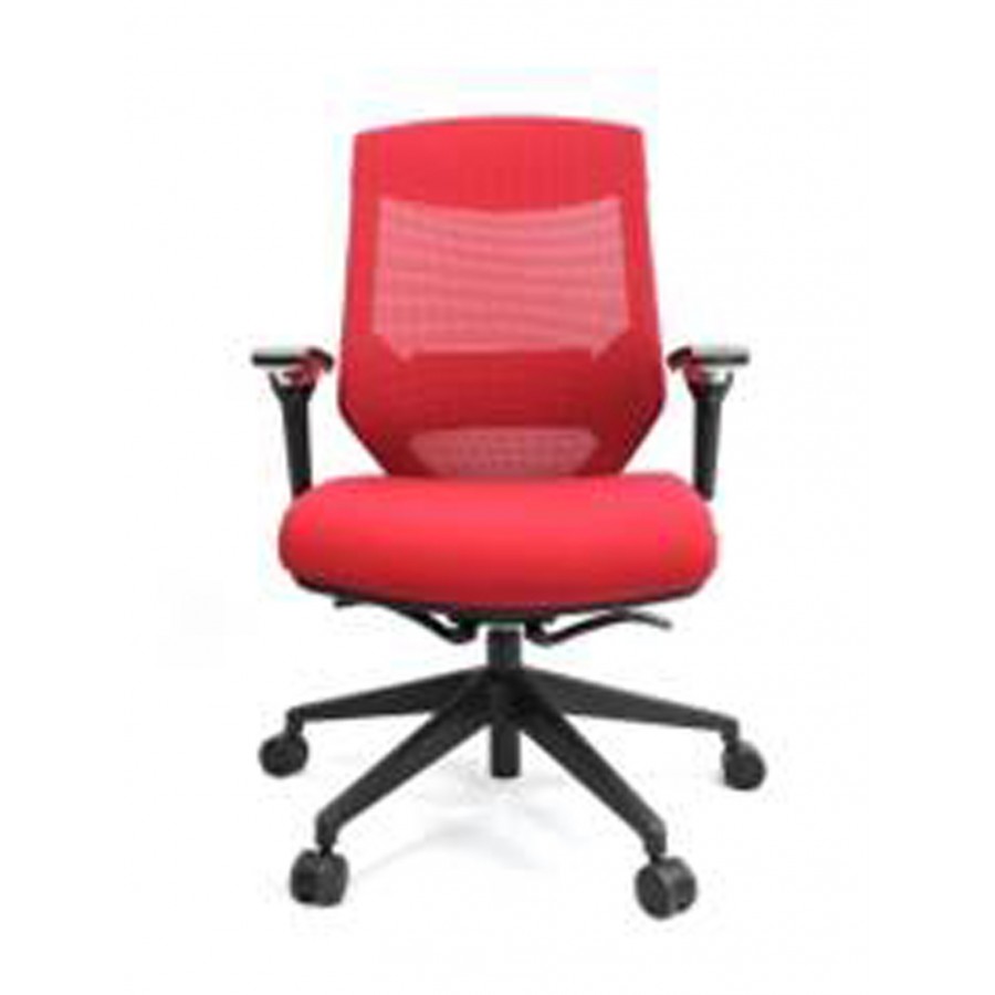New Vogue Medium Back Computer Chair Ergonomic Back Support & Tension Control Multi Colour