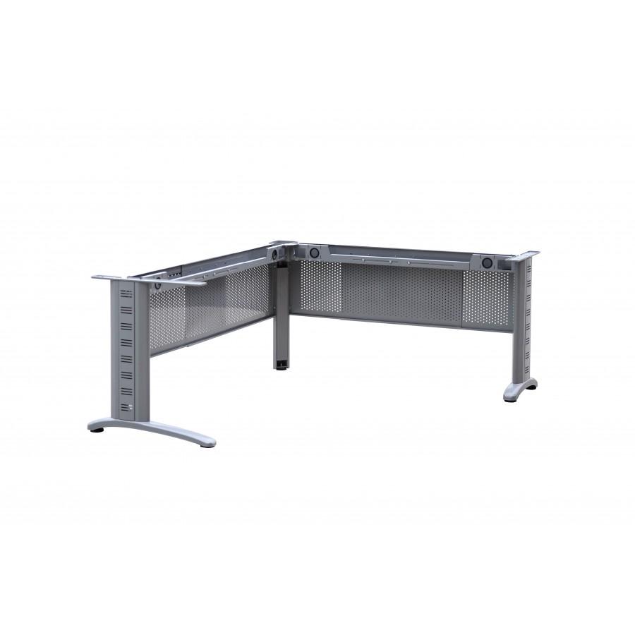 Frame Only - Workstation Desk & Return Metal with Modesty Panels