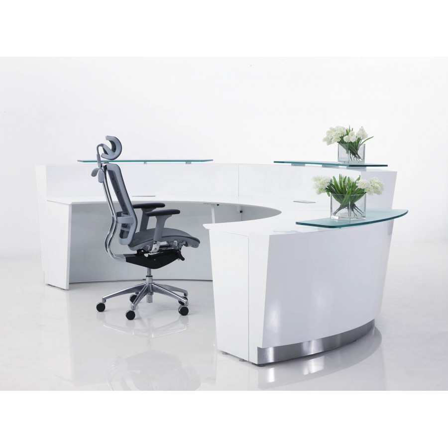 Evo Reception Counter EVO3LL/R (Two Standard High Plus One Lower Height) W3705