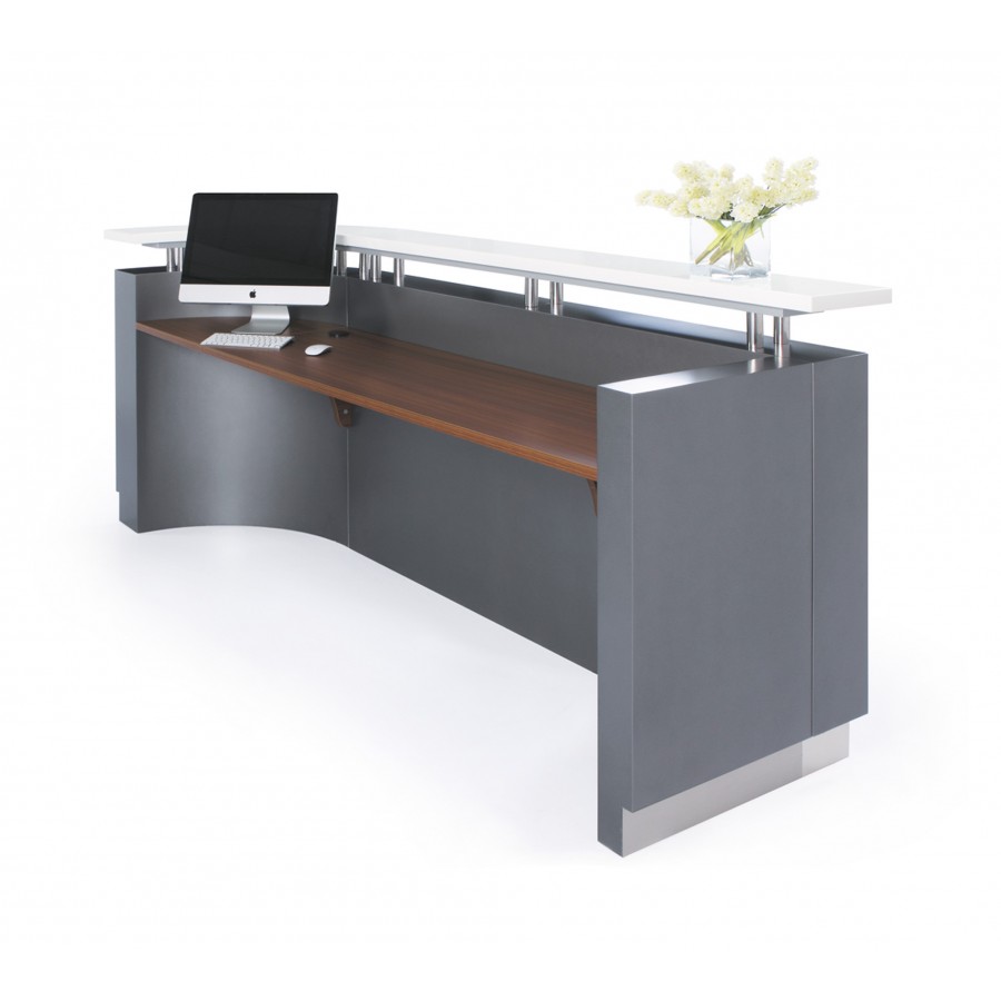 Executive Reception Counter - J Shape W2750mm