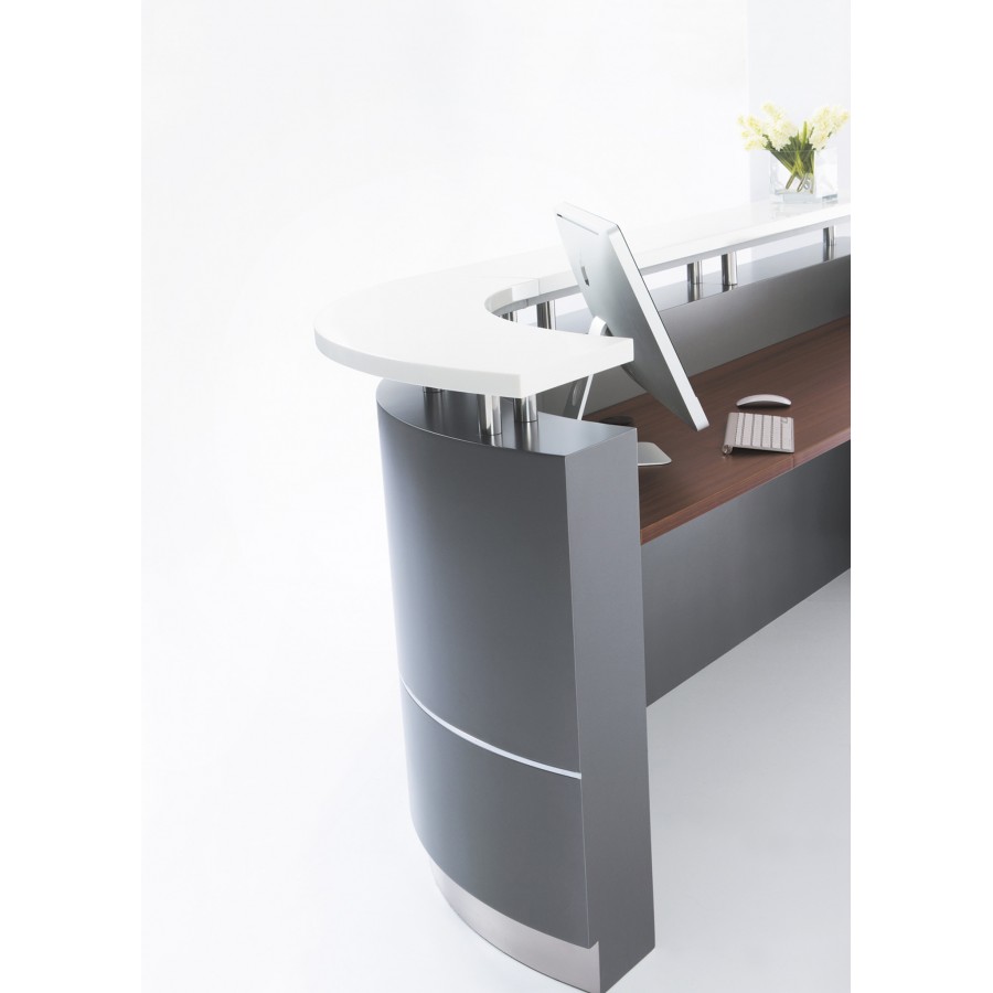 Executive Office Reception Counter - C Shape W3700mm