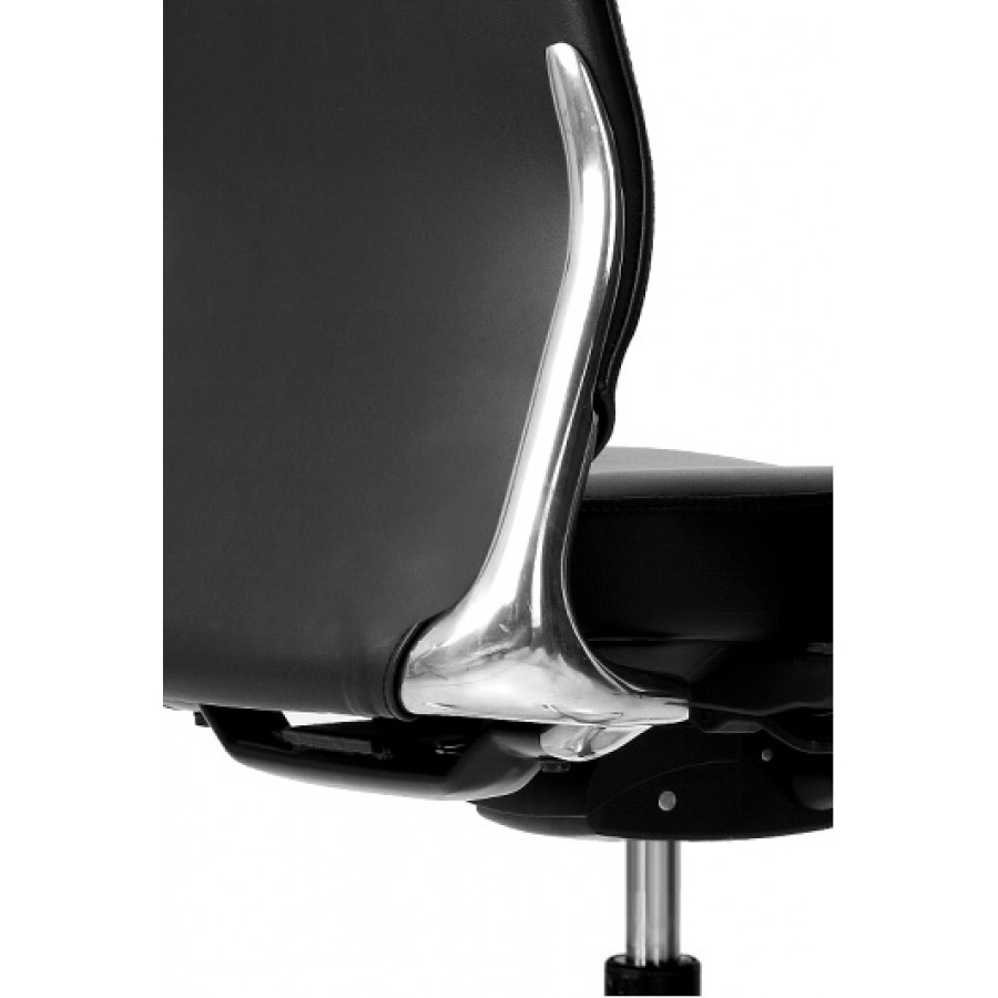 NEW Burton Slim Medium Back Executive Office Leather Chair