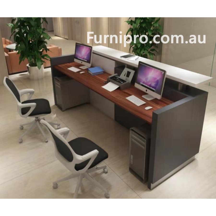 Calvin Stylish Office Reception Counter  W2100mm