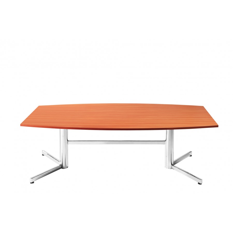 Office Boardroom Table on Chrome Legs