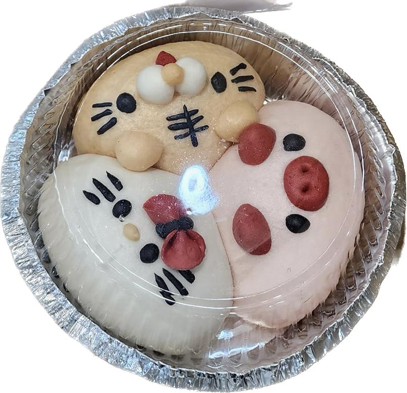 Cartoon Red Bean Bun / 卡通红豆包 (1Pkt)