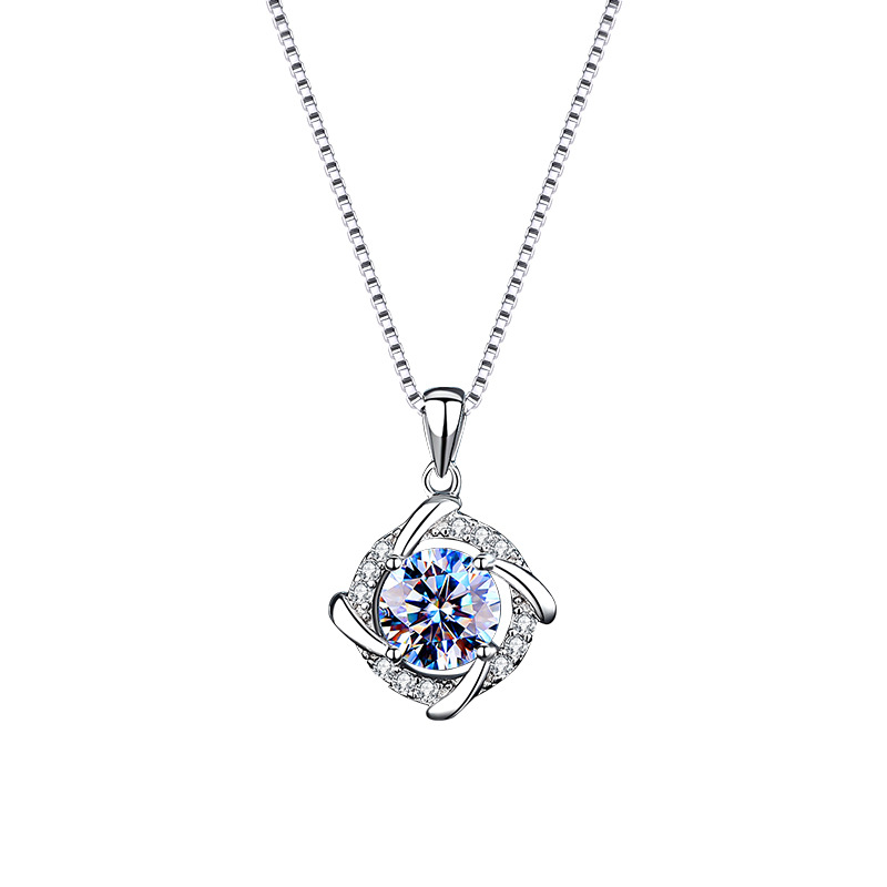 Windmill Moissanite Necklace