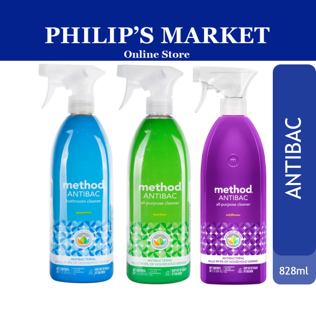Method Antibac Bathroom Cleaner Spearmint 828ml