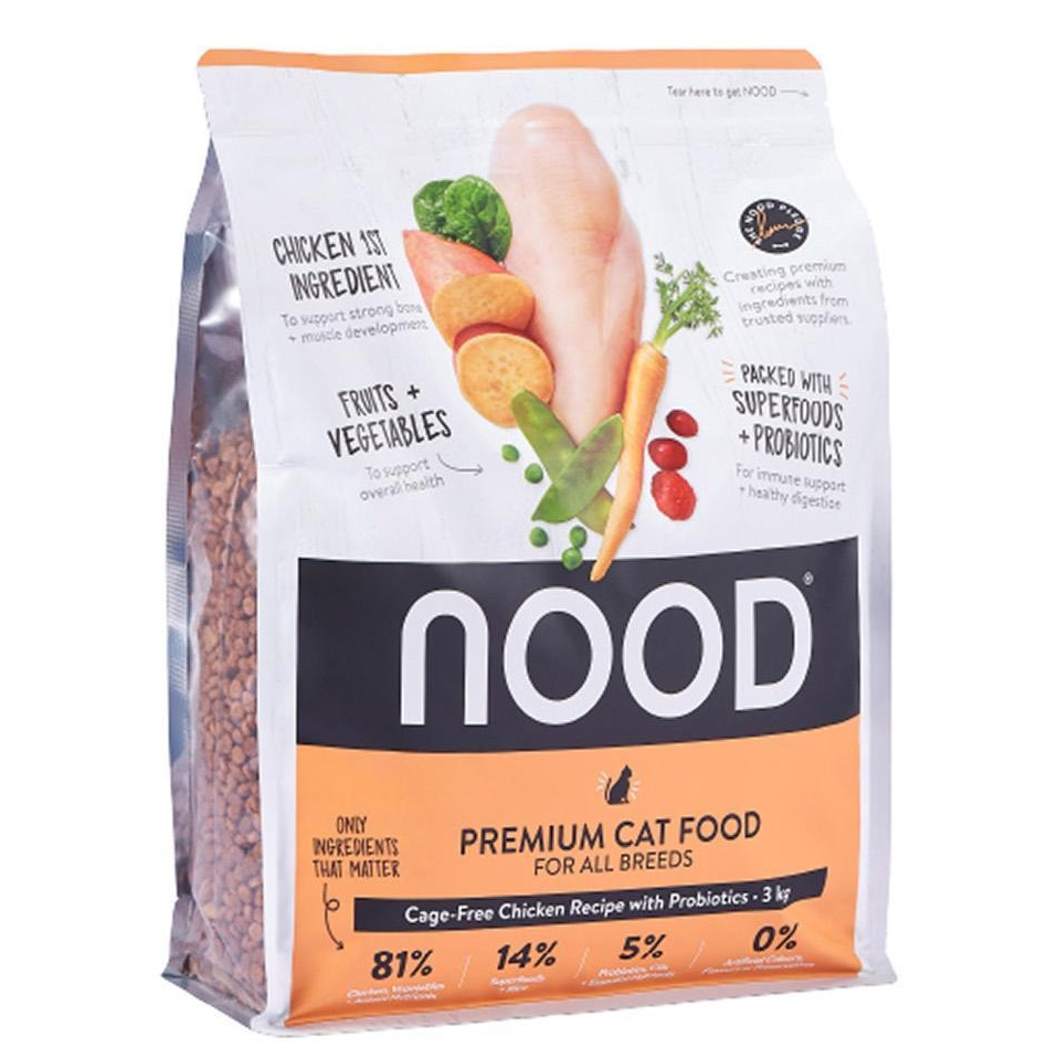 NOOD Dry Cat Food 3kg (Expiry Jan 2024)