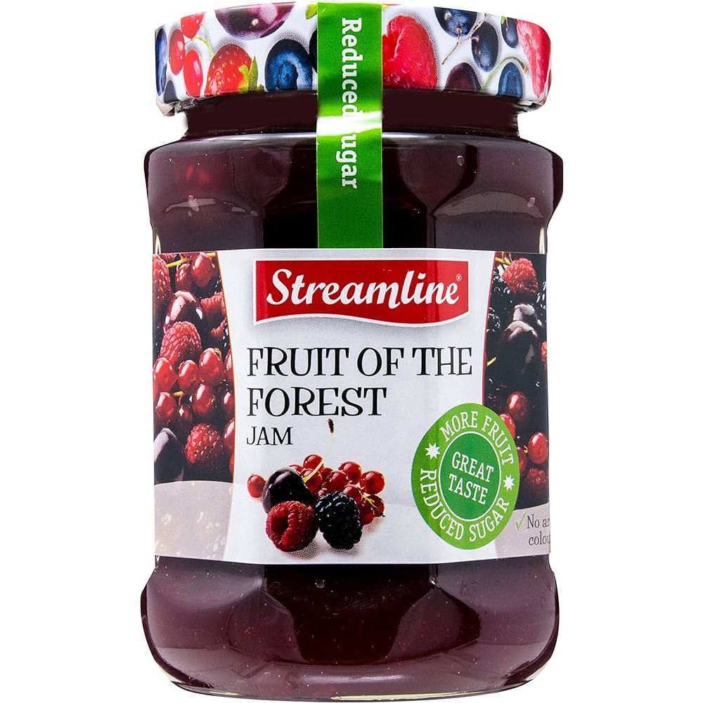 Streamline Reduced Sugar Jam Fruits Of Forest 340g