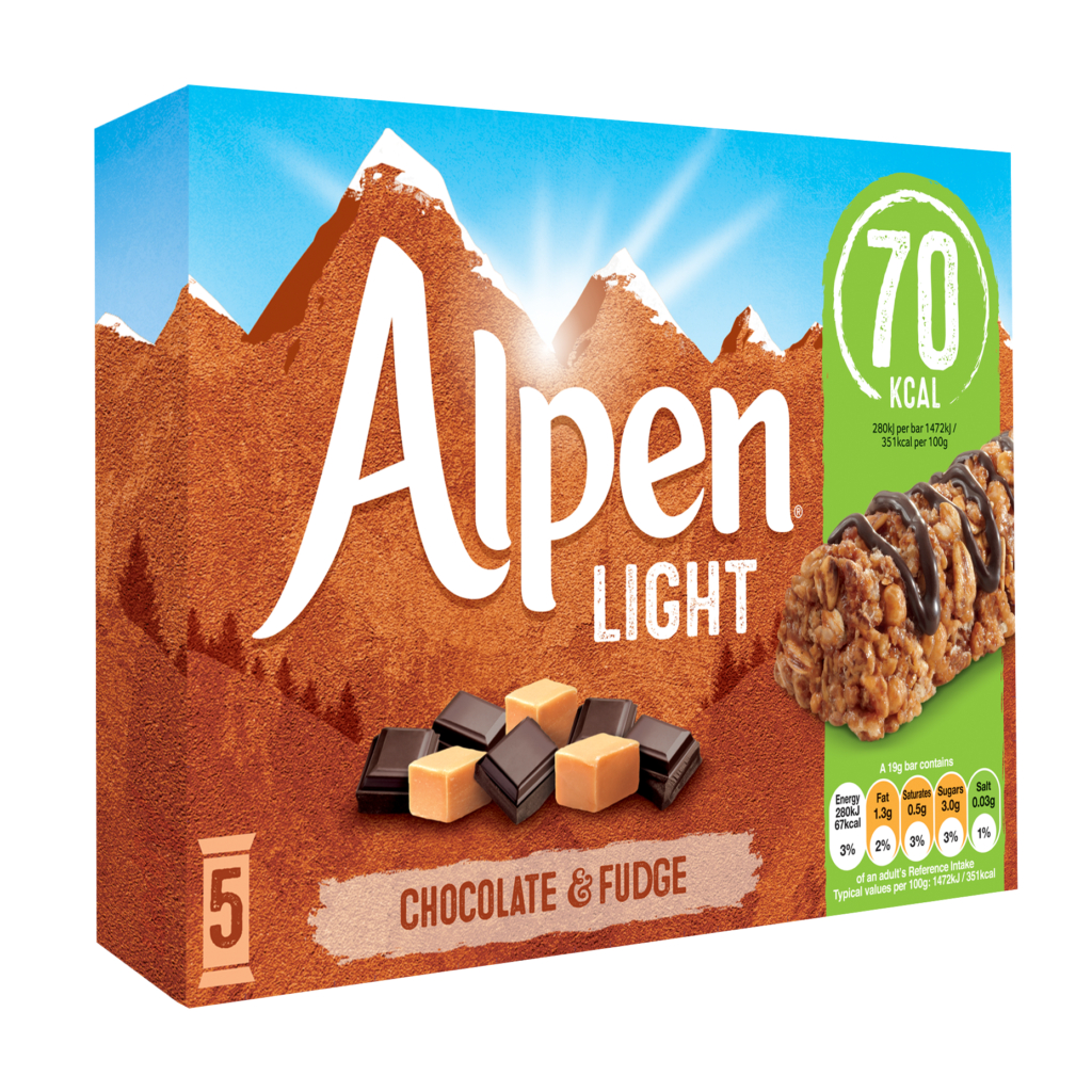 Alpen Light Chocolate and Fudge Bars (5 x 19g)